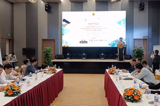 Quang cảnh buổi họp báo.