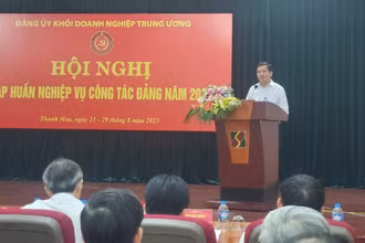 Đảng ủy Khối Doanh nghiệp Trung ương tập huấn nghiệp vụ công tác Đảng