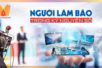 Tọa đàm "Người làm báo trong kỷ nguyên số". (Ảnh: Ban Tổ chức)