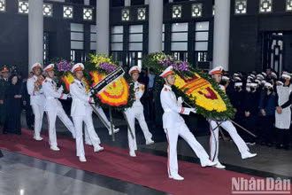 Lễ tang Thượng tướng Nguyễn Chí Vịnh. Ảnh: Đăng Khoa
