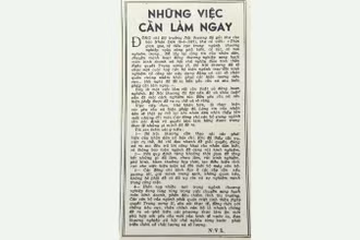 Những việc cần làm ngay (bài 7)