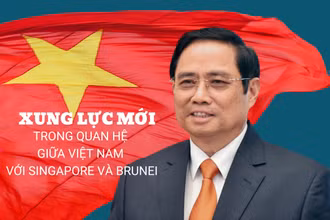 Xung lực mới trong quan hệ giữa Việt Nam với Singapore và Brunei