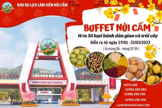 Chương trình “Buffet Cáp treo Núi Cấm hứa hẹn nhiều bất ngờ thú vị.