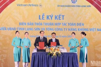 Vietnam Airlines và tỉnh Lạng Sơn ký hợp tác toàn diện giai đoạn 2025–2030 để quảng bá xúc tiến đầu tư, thương mại, du lịch và hàng không.