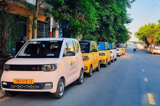 Xe điện mini góp phần thay đổi thói quen của người dân sang sử dụng năng lượng sạch.
