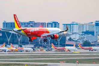Hãng hàng không Vietjet mở thêm đường bay kết nối Hà Nội-Thượng Hải với chuyến bay đầu tiên cất cánh ngày 29/4/2025.