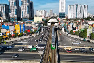 Tuyến đường sắt đô thị Cát Linh-Hà Đông.