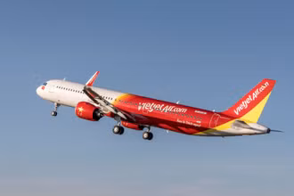 Máy bay A321neo của hãng hàng không VietJet Air.