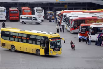 Hành khách đi tuyến liên vận Nam Ninh-Hà Nội có thể mua vé tại Bến xe Nước Ngầm.