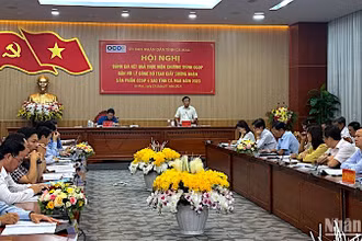 Hội nghị đánh giá kết quả thực hiện Chương trình OCOP tỉnh Cà Mau năm 2023 vào chiều 25/1.