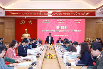 Hội nghị giao ban cơ quan chủ quản nhà xuất bản năm 2024.