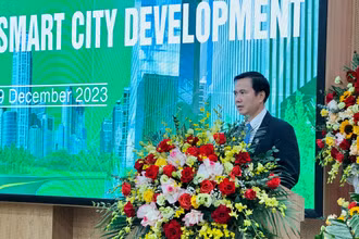 Thứ trưởng Khoa học và Công nghệ Bùi Thế Duy phát biểu ý kiến tại hội thảo.