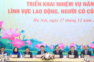 Quang cảnh hội nghị. (Ảnh: GIÁP TỐNG)