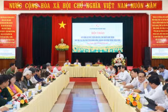 Quang cảnh buổi hội thảo. (Ảnh: NGUYỄN TRUNG)