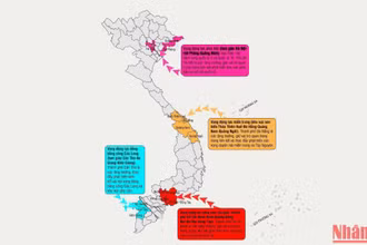 [Infographic] Các vùng động lực quốc gia theo Quy hoạch tổng thể quốc gia thời kỳ 2021-2030