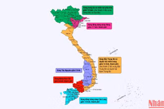 [Infographic] 6 vùng phát triển theo quy hoạch tổng thể quốc gia thời kỳ 2021-2030