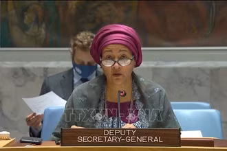Phó Tổng Thư ký Liên hợp quốc Amina Mohammed. (Ảnh: TTXVN)