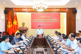 Đoàn Kiểm tra của Ban Bí thư làm việc với Ban Cán sự Bộ Lao động-Thương binh và Xã hội. 