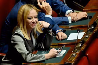 Thủ tướng Italia Giorgia Meloni (Ảnh: AFP/TTXVN)