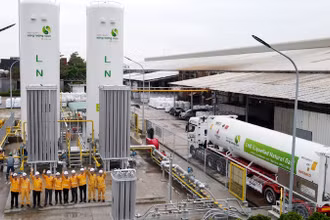 Trạm LNG đầu tiên của miền bắc được đưa vào sử dụng tại Bắc Ninh.