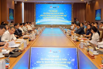 Toàn cảnh buổi lễ.