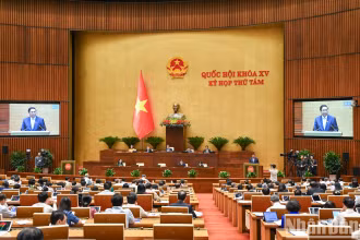 Quang cảnh phiên họp chiều 12/11. (Ảnh: DUY LINH)