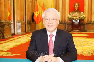 Tổng Bí thư Nguyễn Phú Trọng. (Ảnh: Trí Dũng/TTXVN)