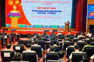 Lãnh đạo thành phố Hải Phòng gặp mặt Kỷ niệm 70 năm Chiến thắng Điện Biên Phủ.
