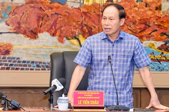 Bí thư Thành ủy Hải Phòng Lê Tiến Châu.