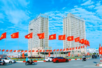 Đô thị Hải Phòng ngày càng khang trang, hiện đại.