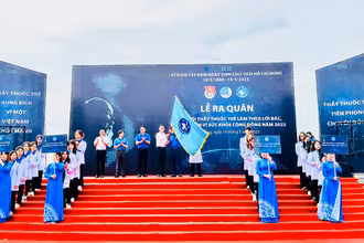 Lễ phát động “Ngày hội Thầy thuốc trẻ làm theo lời Bác, tình nguyện vì sức khỏe cộng đồng" toàn quốc năm 2023.