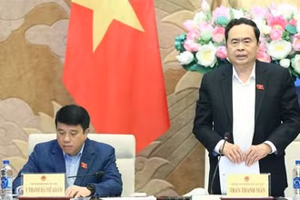 Phó Chủ tịch Thường trực Quốc hội Trần Thanh Mẫn phát biểu chỉ đạo. (Ảnh: Minh Đức/TTXVN)