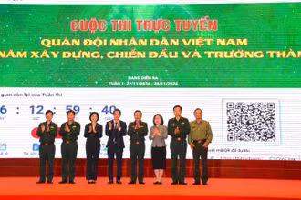 Ban Tổ chức phát động Cuộc thi trực tuyến: Quân đội nhân dân Việt Nam - 80 năm xây dựng, chiến đấu và trưởng thành.