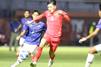 U19 Việt Nam nhập cuộc đầy quyết tâm. (Ảnh: VFF)