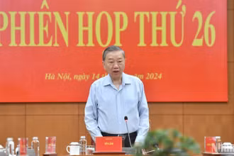 Tổng Bí thư, Chủ tịch nước Tô Lâm chủ trì Phiên họp thứ 26, Ban Chỉ đạo Trung ương về phòng, chống tham nhũng, tiêu cực, ngày 14/8/2024. (Ảnh: ĐĂNG KHOA)