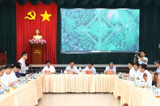 Quang cảnh buổi làm việc.