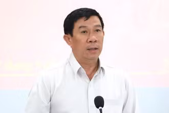 Bí thư Huyện ủy Nhơn Trạch Lê Thành Mỹ.