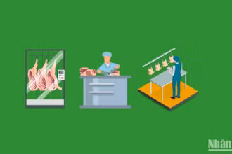[Infographic] Mục tiêu phát triển công nghiệp giết mổ, chế biến và thị trường sản phẩm chăn nuôi đến năm 2030