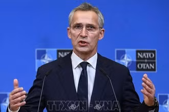 Tổng thư ký NATO Jens Stoltenberg. (Ảnh: AFP/TTXVN)