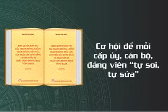 Cơ hội để mỗi cấp ủy, cán bộ, đảng viên “tự soi, tự sửa”