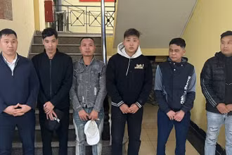 Các đối tượng liên quan tại cơ quan Công an.