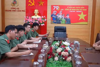 Công an thành phố Cẩm Phả triệu tập bà Đ.T.H đến làm việc.