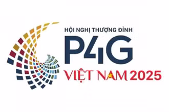 Logo chính thức Diễn đàn Đối tác vì tăng trưởng xanh và mục tiêu toàn cầu 2030 lần thứ 4 năm 2025 diễn ra tại Hà Nội.