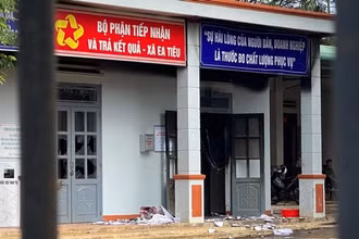 Hiện trường nơi xảy ra vụ việc. (Ảnh: Báo Công an nhân dân)