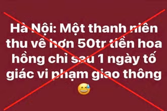 Thông tin không chính xác.