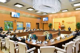 Phiên họp thứ 31 Ủy ban Thường vụ Quốc hội, sáng 15/3.