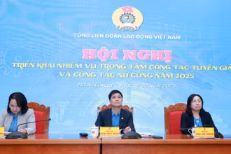 Hội nghị triển khai nhiệm vụ công tác tuyên giáo, nữ công năm 2025.