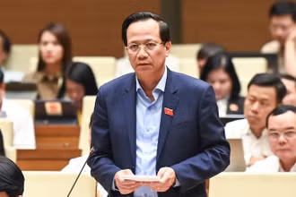 Bộ trưởng Lao động-Thương binh và xã hội Đào Ngọc Dung. Ảnh: Duy Linh