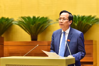 Bộ trưởng Lao động-Thương binh và Xã hội Đào Ngọc Dung. (Ảnh: Duy Linh)
