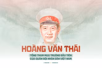 Đại tướng Hoàng Văn Thái - Tổng Tham mưu trưởng đầu tiên của Quân đội nhân dân Việt Nam